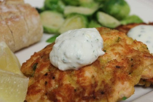 Salmon Cakes - Finished Product