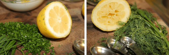 Salmon Cakes - Lemons